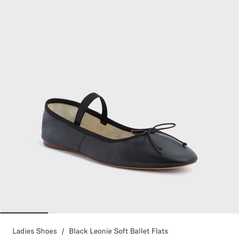 Loeffler Randall Black Leonie Soft Ballet Flats